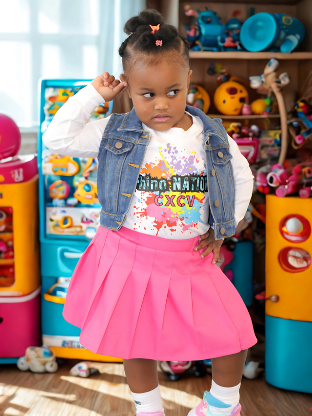 rhino Nation Rainbow Splash Tee