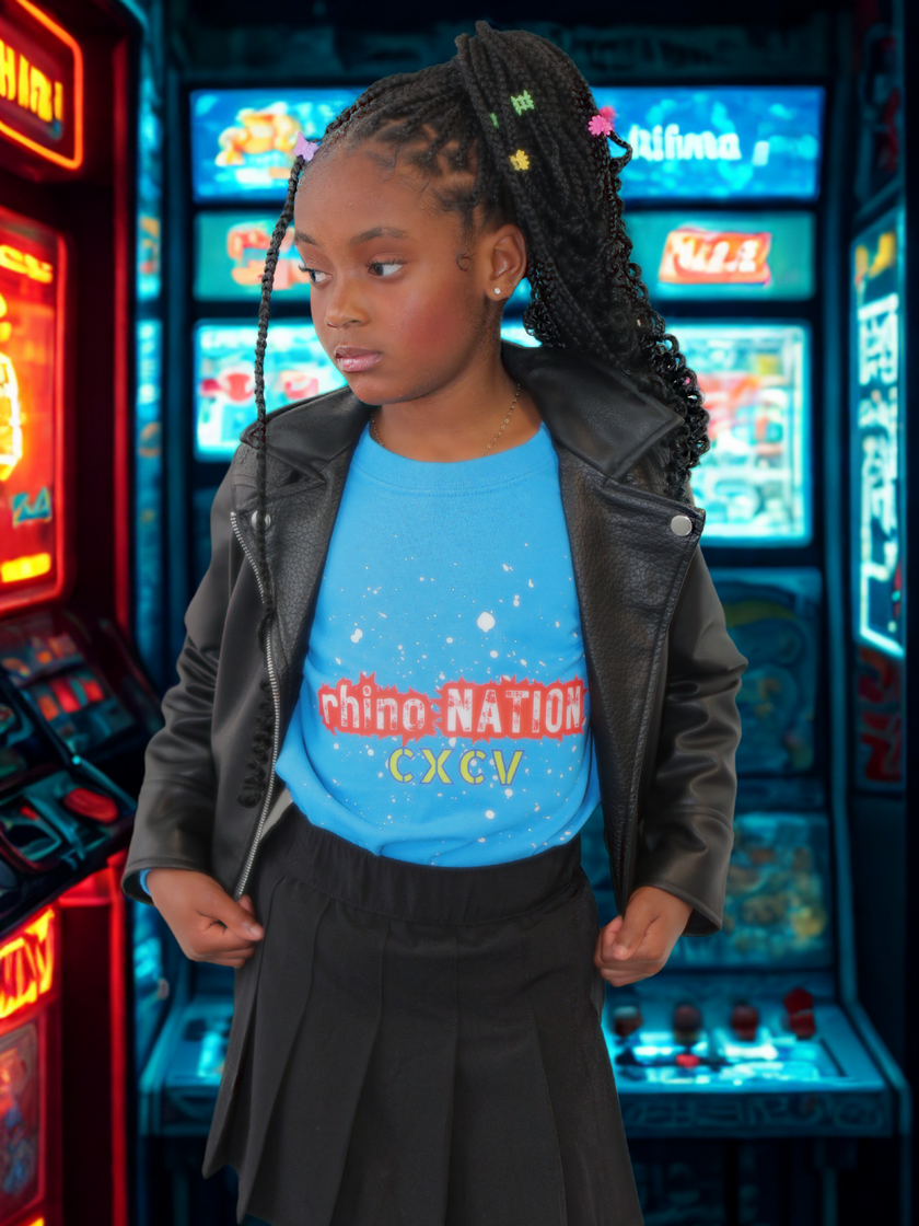 rhino Nation Yellow Splash Tee