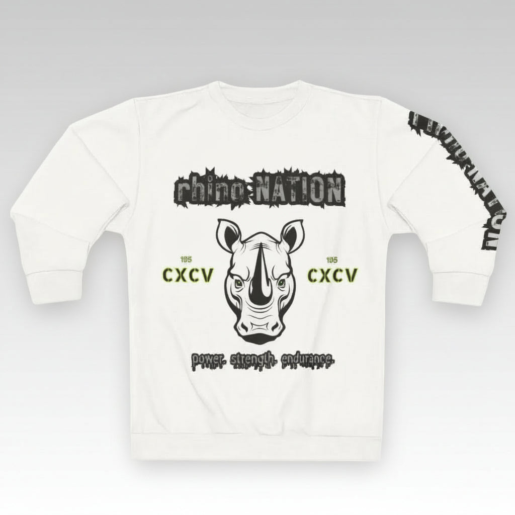 rhino Nation Leather Rock Sweatshirt